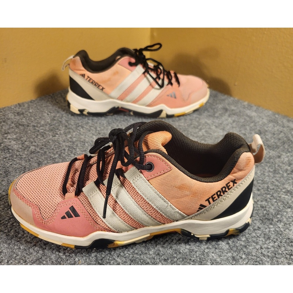 Adidas Terrex AX2R J "Coral Fusion" Pink Hiking Outdoor Shoe Children's Size 2.5
